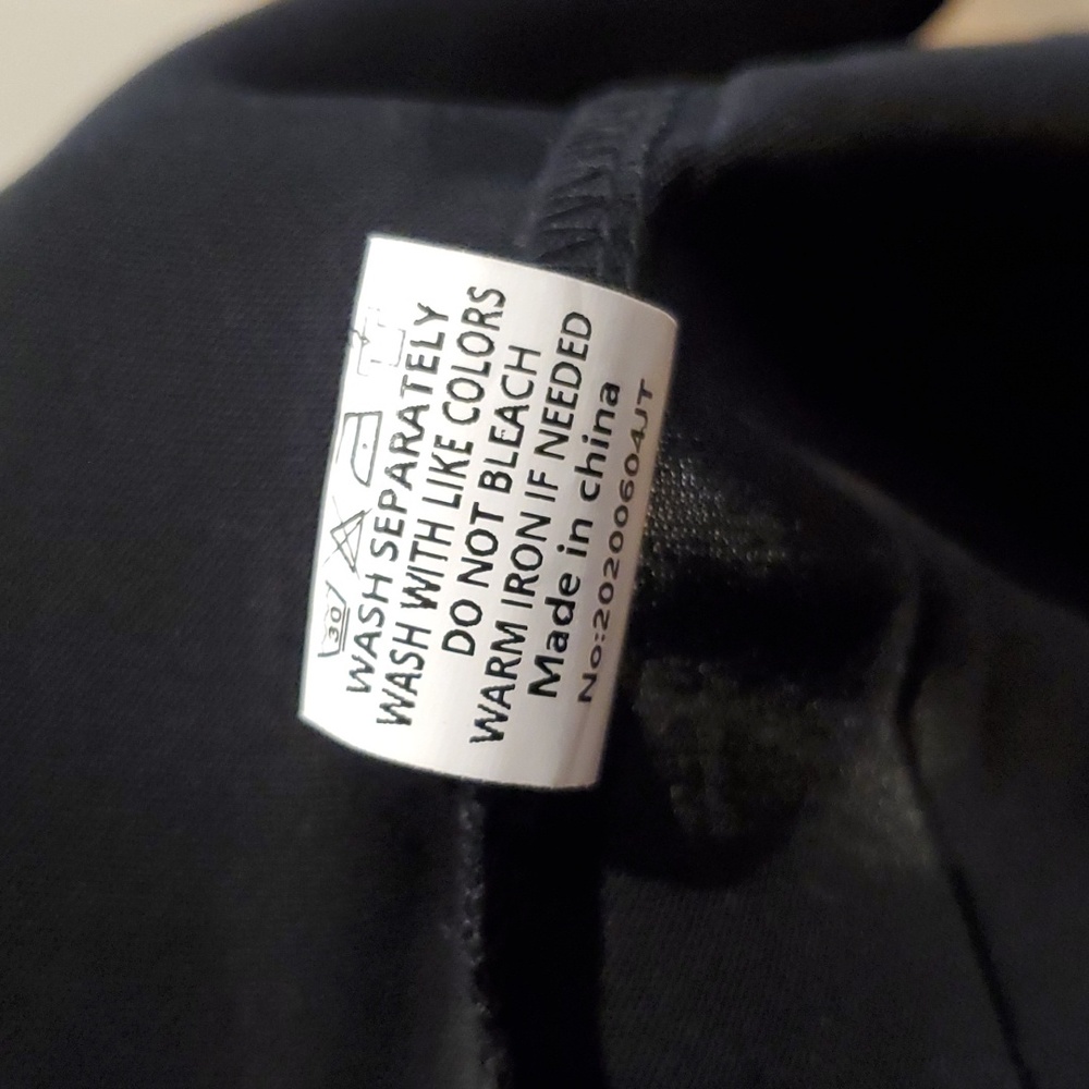 Black Tiered Vneck Long Sleeve Dress Women Large - Picture 5 of 5